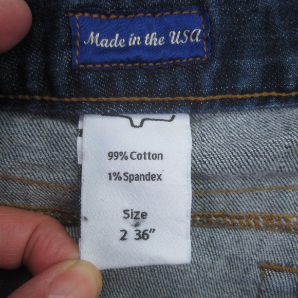 Kimes Ranch Jeans Womens 2x36 Blue Dark Wash Betty Bootcut Western USA - Picture 4 of 12